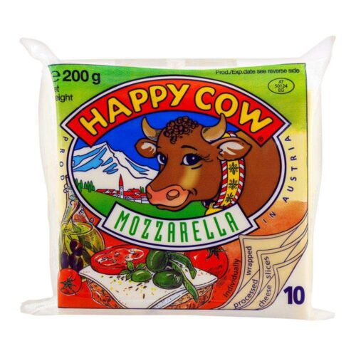Happy Cow Slices Mozzerella 200gm
