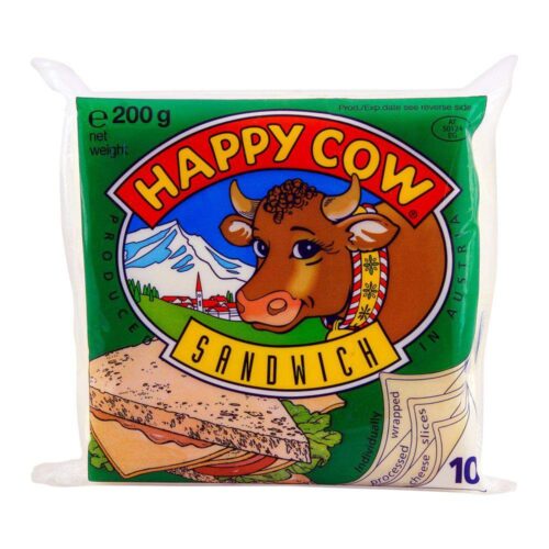Happy Cow Sandwich Slices Cheese 200gm